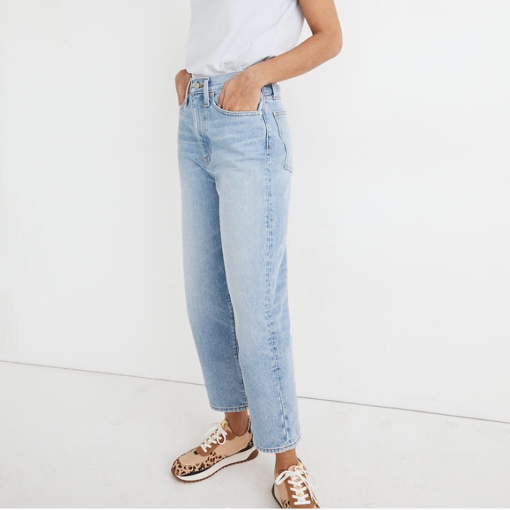 Madewell Balloon Jeans in Datewood Wash 24